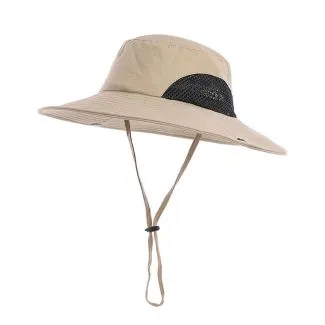 Kopfbedeckung mit breiter Krempe, UV-beständig, Größe: verstellbar 56–60 cm
