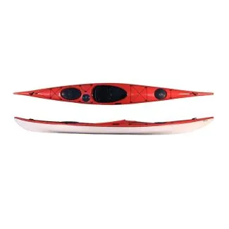Seekajak Splint Touring LV Elite rot aus Glasfaser/Carbon