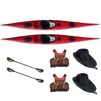 2 Stück Seekajak Discovery ABS-Thermoplast, inkl. Zubehör