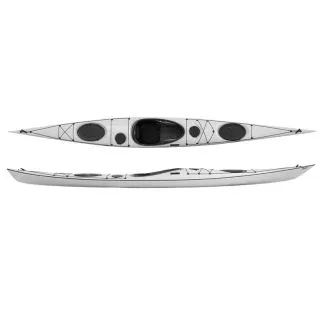 Seekajak Splint Sea Play 535 Elite weiß aus Glasfaser/Carbon