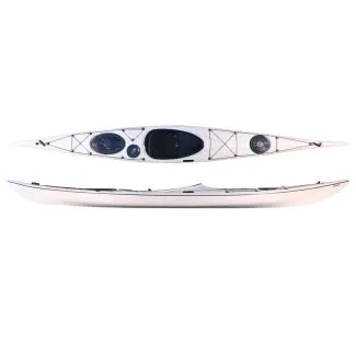 Seekajak Splint Touring HV Elite weiß aus Glasfaser/Carbon