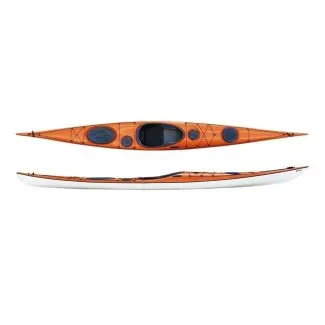 Seekajak Splint Sea Play 510 Elite orange aus Glasfaser/Carbon