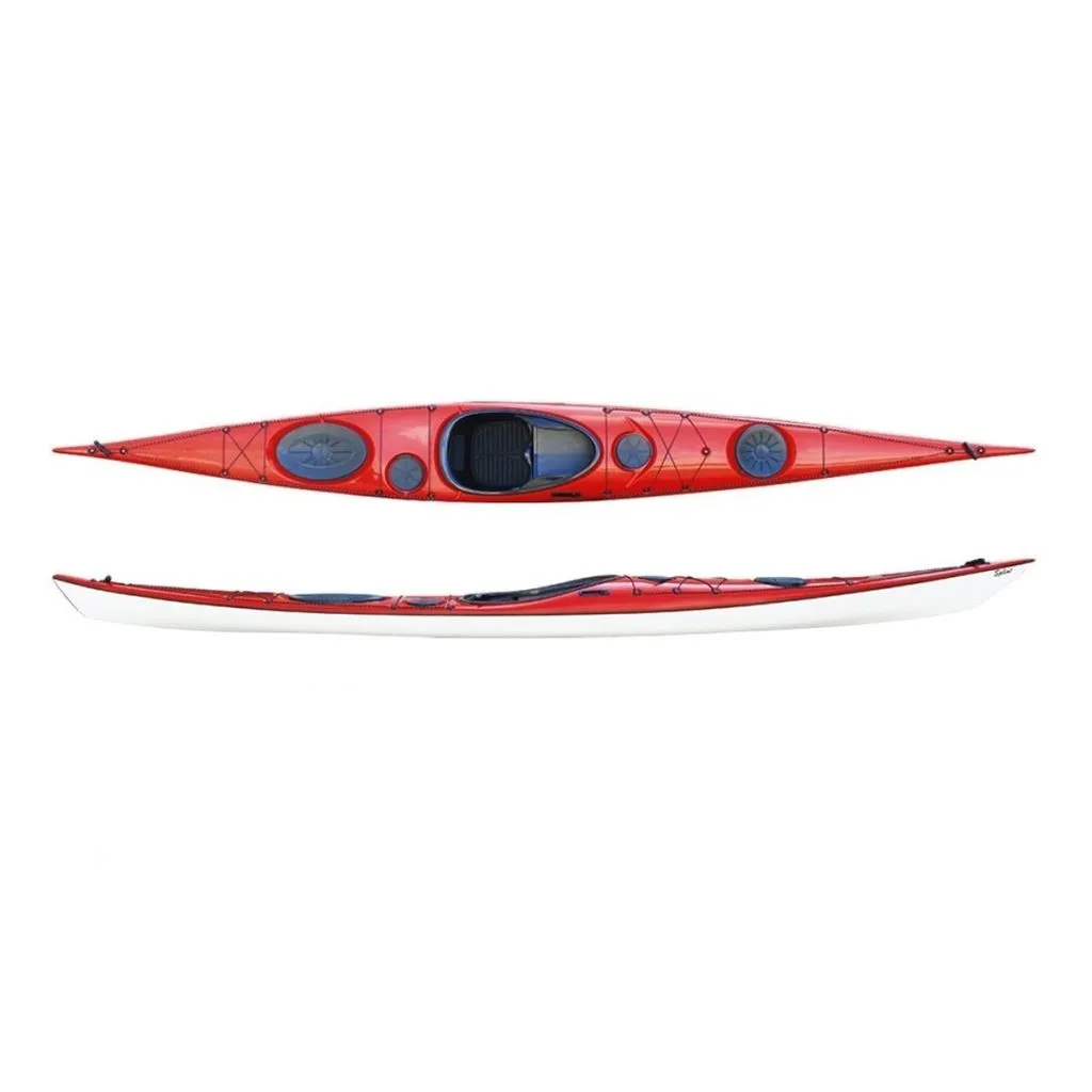 Seekajak Splint Sea Play 510 Elite rot aus Glasfaser/Carbon