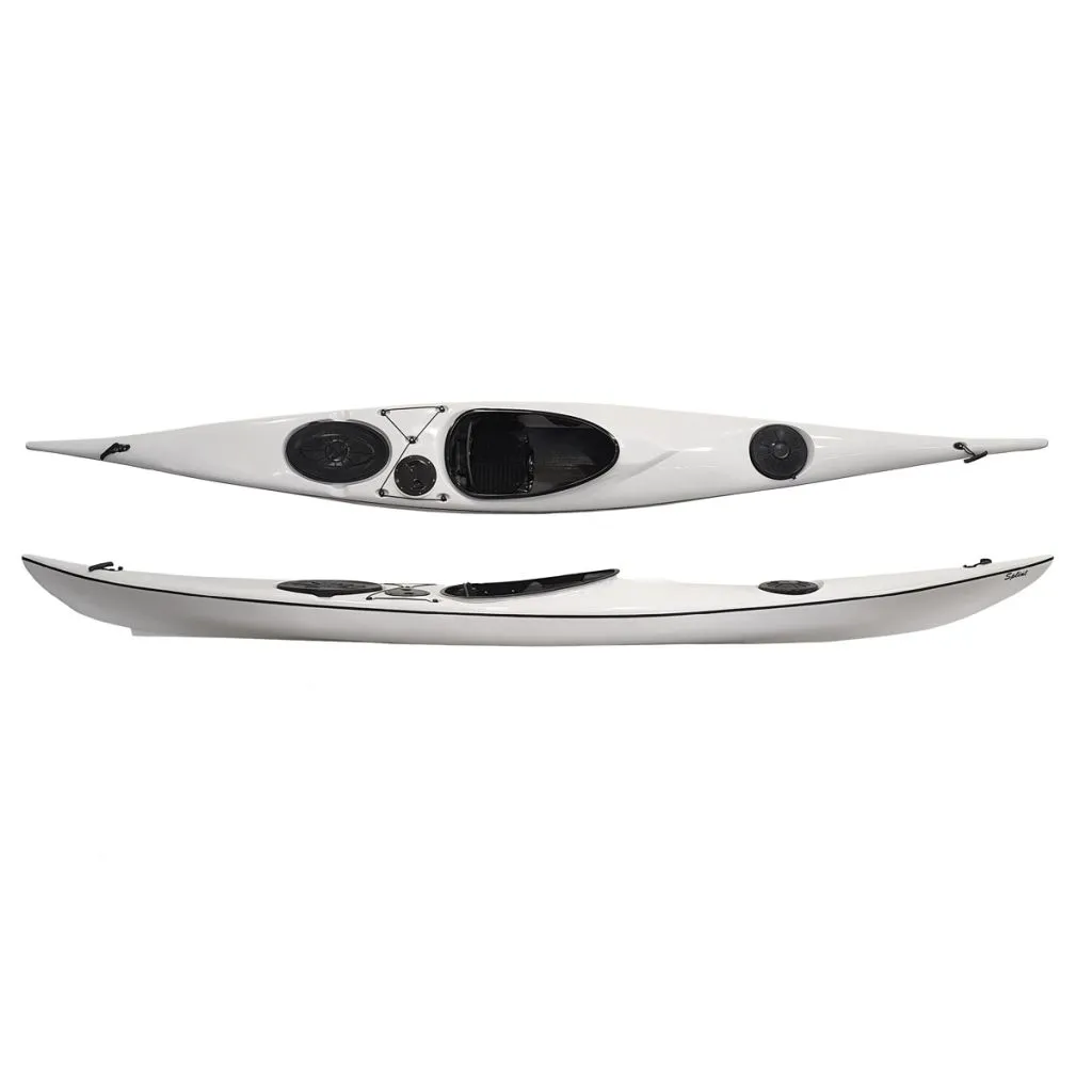 Seekajak Splint Easy Line Elite weiß aus Glasfaser/Carbon