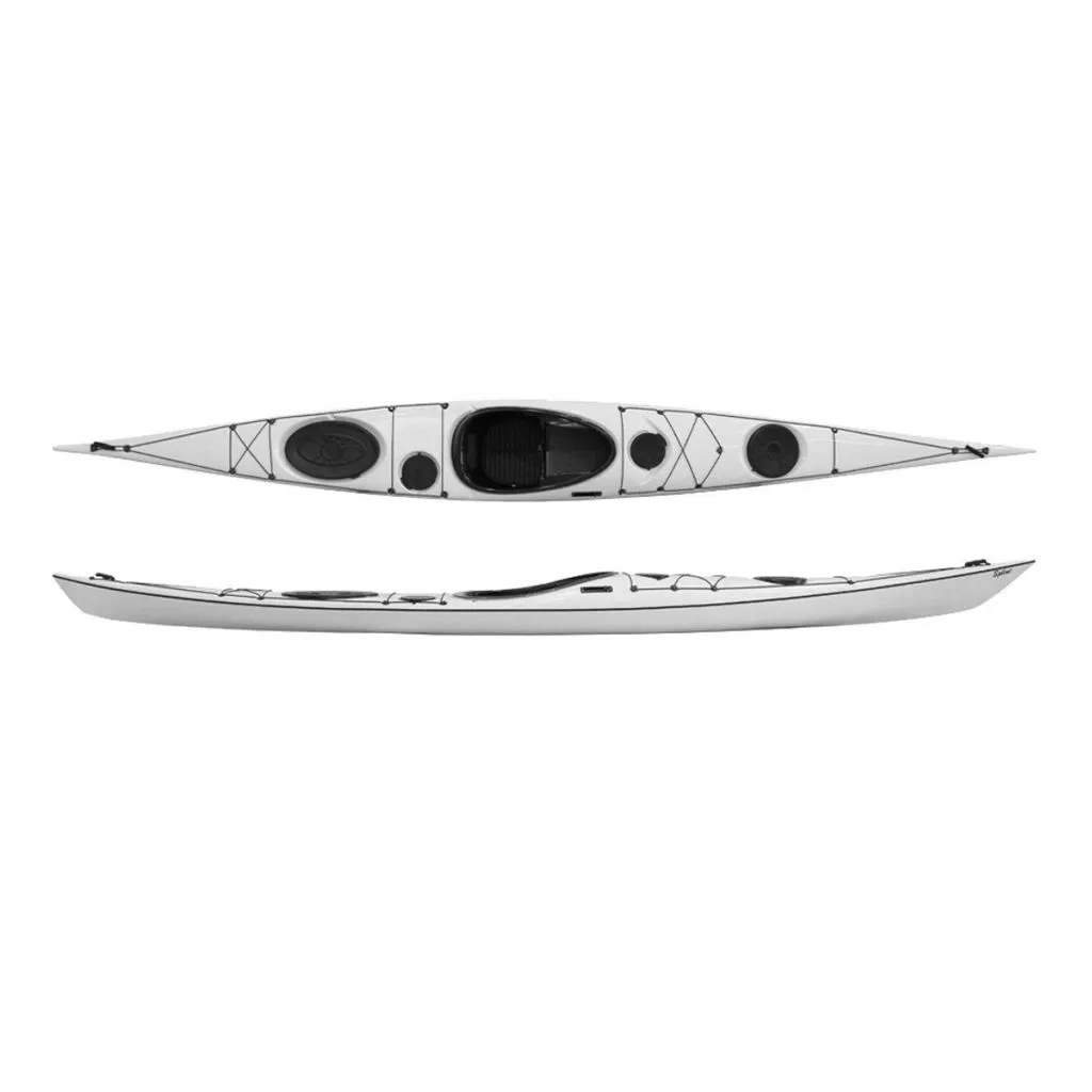 Seekajak Splint Sea Play 510 Elite weiß aus Glasfaser/Carbon